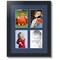 ArtToFrames Collage Photo Picture Frame with 4 - 4x6 inch Openings, Framed in Black with Over 62 Mat Color Options and Regular Glass (CSM-3926-2)